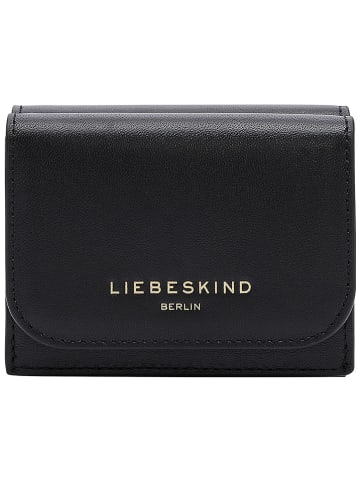 LIEBESKIND BERLIN Leren portemonnee "Lillian" zwart - (B)10 x (H)8 x (D)3 cm