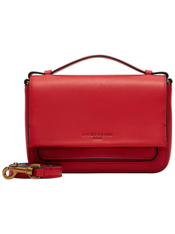 LIEBESKIND BERLIN Leren schoudertas rood - (B)19 x (H)13 x (D)6 cm