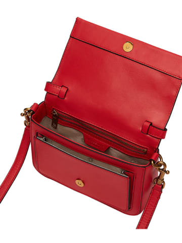 LIEBESKIND BERLIN Leren schoudertas rood - (B)19 x (H)13 x (D)6 cm