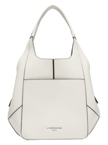 LIEBESKIND BERLIN Leder-Henkeltasche in Weiß - (B)23 x (H)28 x (T)14 cm