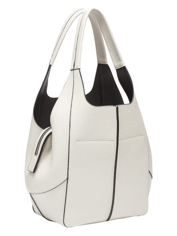 LIEBESKIND BERLIN Leder-Henkeltasche in Weiß - (B)23 x (H)28 x (T)14 cm