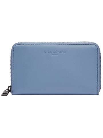 LIEBESKIND BERLIN Leder-Geldbörse "Frieda" in Hellblau - (B)16 x (H)9 x (T)2 cm