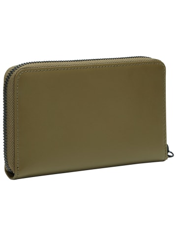 LIEBESKIND BERLIN Leder-Geldbörse "Frieda" in Khaki - (B)16 x (H)9 x (T)2 cm