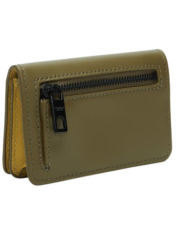 LIEBESKIND BERLIN Leren portemonnee "Cardie" kaki - (B)11 x (H)7,5 x (D)2,5 cm