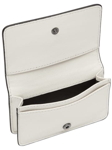 LIEBESKIND BERLIN Leren portemonnee "Cardie" zwart/wit - (B)11 x (H)7,5 x (D)2,5 cm