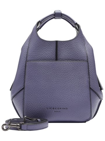 LIEBESKIND BERLIN Leder-Henkeltasche in Lila - (B)17 x (H)20,5 x (T)10,5 cm
