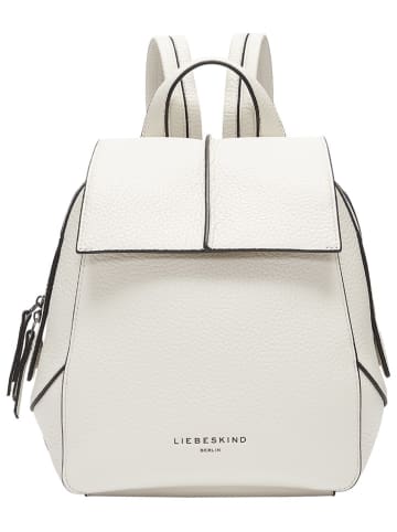LIEBESKIND BERLIN Leder-Rucksack in Weiß - (B)21,5 x (H)27,5 x (T)12 cm