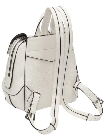 LIEBESKIND BERLIN Leder-Rucksack in Weiß - (B)21,5 x (H)27,5 x (T)12 cm