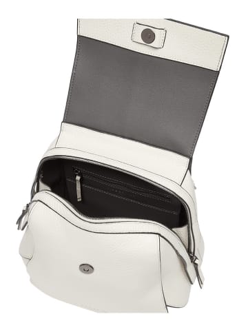 LIEBESKIND BERLIN Leder-Rucksack in Weiß - (B)21,5 x (H)27,5 x (T)12 cm