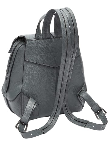 LIEBESKIND BERLIN Leder-Rucksack in Grau - (B)21,5 x (H)27,5 x (T)12 cm