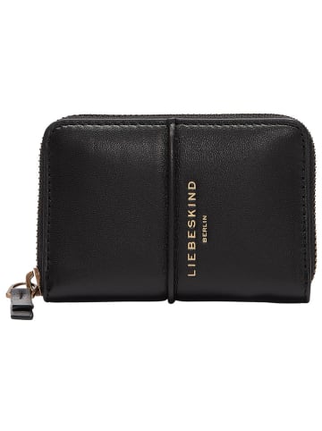 LIEBESKIND BERLIN Leder-Geldbörse "Eliza" in Schwarz - (B)11,5 x (H)8 x (T)2 cm
