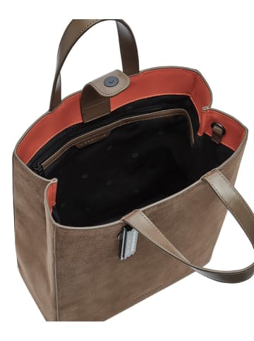 LIEBESKIND BERLIN Leren handtas "Paperbag M" bruin - (B)29 x (H)34 x (D)15 cm