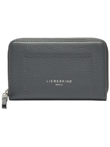 LIEBESKIND BERLIN Leren portemonnee "Frieda" grijs - (B)16 x (H)9 x (D)2 cm