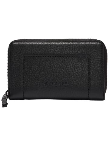 LIEBESKIND BERLIN Leder-Geldbörse "Frieda" in Schwarz - (B)16 x (H)9 x (T)2 cm