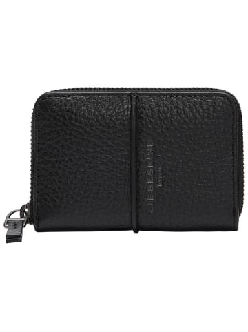 LIEBESKIND BERLIN Leder-Geldbörse "Eliza" in Schwarz - (B)11,5 x (H)8 x (T)2 cm