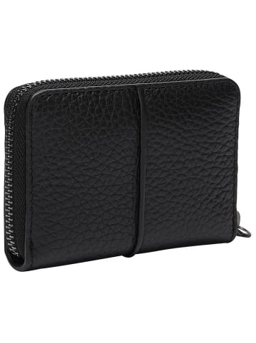 LIEBESKIND BERLIN Leder-Geldbörse "Eliza" in Schwarz - (B)11,5 x (H)8 x (T)2 cm
