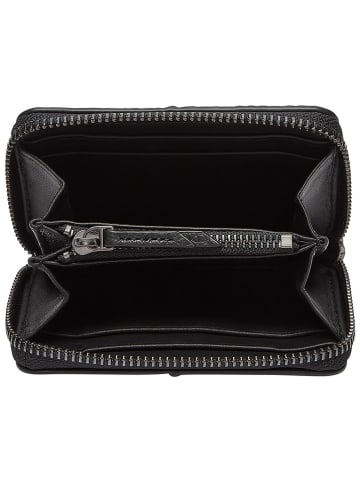 LIEBESKIND BERLIN Leder-Geldbörse "Eliza" in Schwarz - (B)11,5 x (H)8 x (T)2 cm