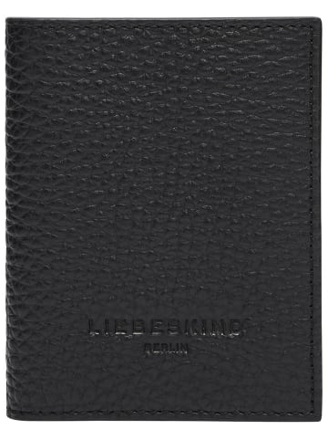 LIEBESKIND BERLIN Leren pasetui "Arcie" zwart - (B)8 x (H)10,5 x (D)1 cm