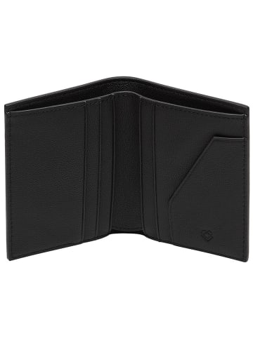 LIEBESKIND BERLIN Leder-Kartenetui "Arcie" in Schwarz - (B)8 x (H)10,5 x (T)1 cm