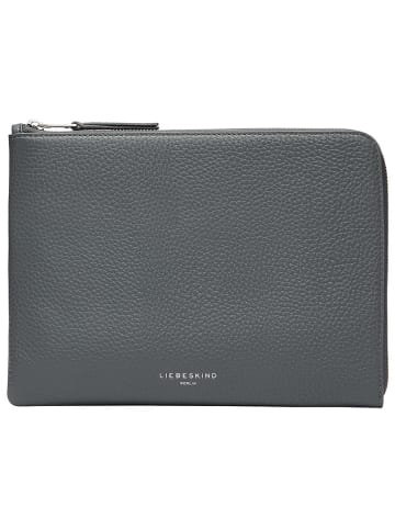 LIEBESKIND BERLIN Leder-Tablet Case in Grau - (B)27 x (H)20 x (T)1 cm