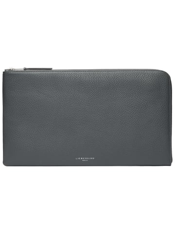 LIEBESKIND BERLIN Skórzana torba w kolorze szarym na laptopa - 36 x 26 x 1 cm