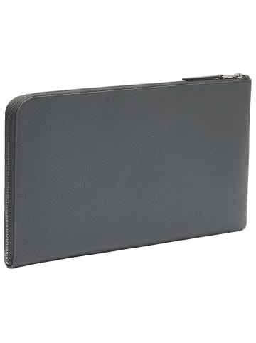 LIEBESKIND BERLIN Leren laptoptas grijs - (B)36 x (H)26 x (D)1 cm