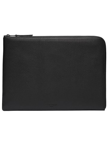 LIEBESKIND BERLIN Skórzana torba w kolorze czarnym na laptopa - 36 x 26 x 1 cm