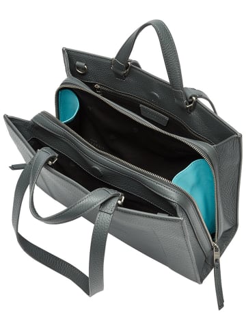 LIEBESKIND BERLIN Skórzana torebka w kolorze szarym - 33 x 24,5 x 11,5 cm