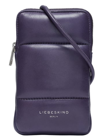 LIEBESKIND BERLIN Leren smartphonetas paars - (B)11 x (H)18 x (D)1,5 cm