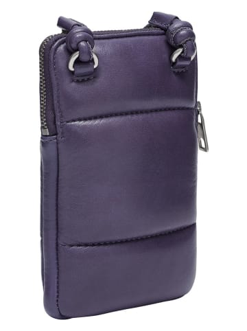 LIEBESKIND BERLIN Leder-Handytasche in Lila - (B)11 x (H)18 x (T)1,5 cm