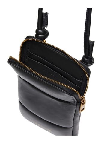 LIEBESKIND BERLIN Leder-Handytasche in Schwarz - (B)11 x (H)18 x (T)1,5 cm