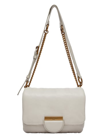 LIEBESKIND BERLIN Leder-Umhängetasche in Weiß - (B)21 x (H)14 x (T)6 cm