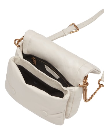LIEBESKIND BERLIN Leren schoudertas wit - (B)21 x (H)14 x (D)6 cm