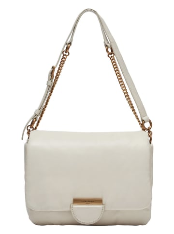 LIEBESKIND BERLIN Leder-Umhängetasche in Creme - (B)27 x (H)17 x (T)10 cm