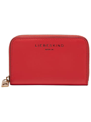LIEBESKIND BERLIN Leder-Geldbörse "Jo" in Rot - (B)11,5 x (H)8 x (T)2 cm