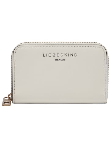 LIEBESKIND BERLIN Leder-Geldbörse "Jo" in Weiß - (B)11,5 x (H)8 x (T)2 cm