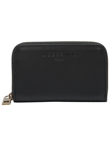 LIEBESKIND BERLIN Leren portemonnee "Jo" zwart - (B)11,5 x (H)8 x (D)2 cm