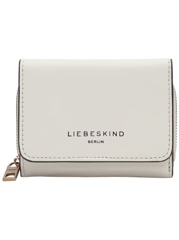 LIEBESKIND BERLIN Leder-Geldbörse "Pablita" in Weiß - (B)11 x (H)8,5 x (T)2,5 cm