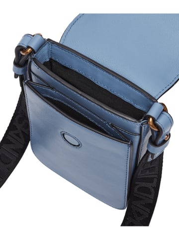 LIEBESKIND BERLIN Leder-Handytasche in Hellblau - (B)10,5 x (H)18 x (T)2,5 cm