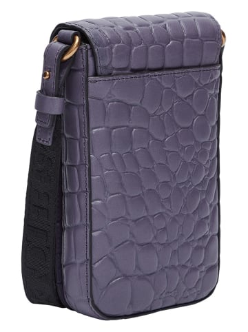 LIEBESKIND BERLIN Leren smartphonetas paars - (B)10,5 x (H)18 x (D)2,5 cm
