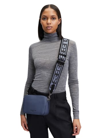 LIEBESKIND BERLIN Schouderriem blauw/zwart - (L)110 cm