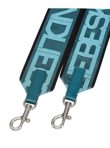 LIEBESKIND BERLIN Umhängeriemen in Petrol/ Hellblau - (L)110 cm