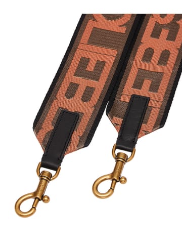 LIEBESKIND BERLIN Schouderriem bruin/oranje - (L)110 cm
