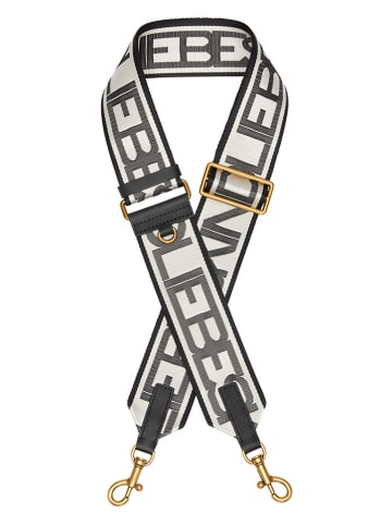 LIEBESKIND BERLIN Schouderriem zwart/wit - (L)110 cm