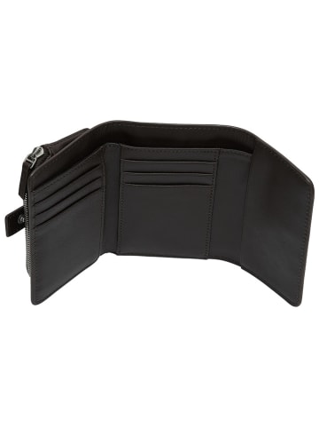 LIEBESKIND BERLIN Leder-Geldbörse "Kate" in Dunkelbraun - (B)13 x (H)10 x (T)2 cm