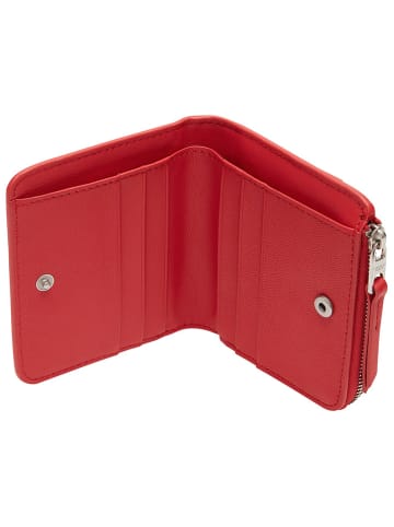 LIEBESKIND BERLIN Leder-Geldbörse "Toni" in Rot - (B)11 x (H)9,5 x (T)2 cm
