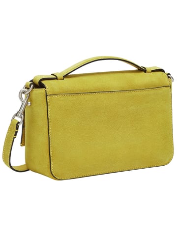 LIEBESKIND BERLIN Leren schoudertas geel - (B)22 x (H)14 x (D)7,5 cm