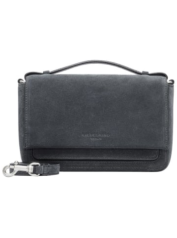 LIEBESKIND BERLIN Leder-Umhängetasche in Grau - (B)22 x (H)14 x (T)7,5 cm