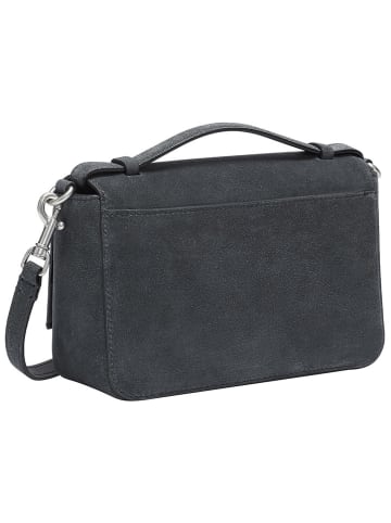 LIEBESKIND BERLIN Leder-Umhängetasche in Grau - (B)22 x (H)14 x (T)7,5 cm