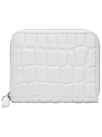 LIEBESKIND BERLIN Leder-Geldbörse "Conny" in Weiß - (B)12,5 x (H)10 x (T)2 cm